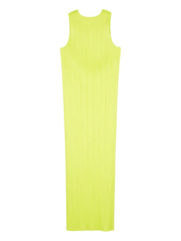 Pleats Please Issey Miyake Pleated Long Dress