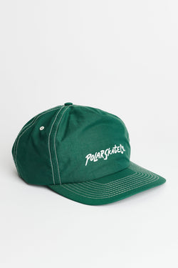 Polar Skate Co. Surf Logo Earl Cap Dark Green