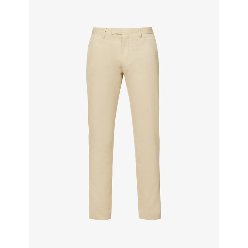 Polo Ralph Lauren Belted tapered stretch slim-fit stretch-cotton chino trousers