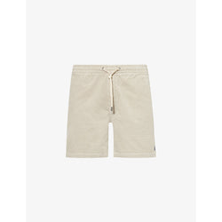 Mens Polo Ralph Lauren Brand-embroidered drawstring corduroy shorts