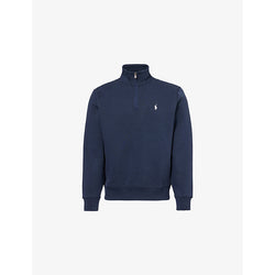 Polo Ralph Lauren Brand-embroidery high-neck regular-fit cotton and recycled-polyester sweatshirt