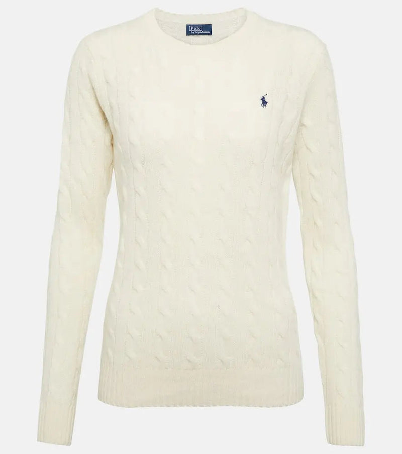 Polo Ralph Lauren Cable-knit cashmere and wool sweater | LYBSTORE