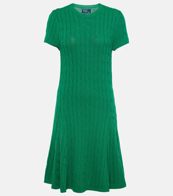 Polo Ralph Lauren Cable-knit minidress | LYBSTORE