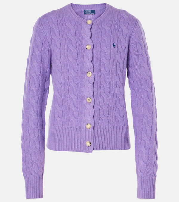 Polo Ralph Lauren Cable-knit wool and cashmere cardigan