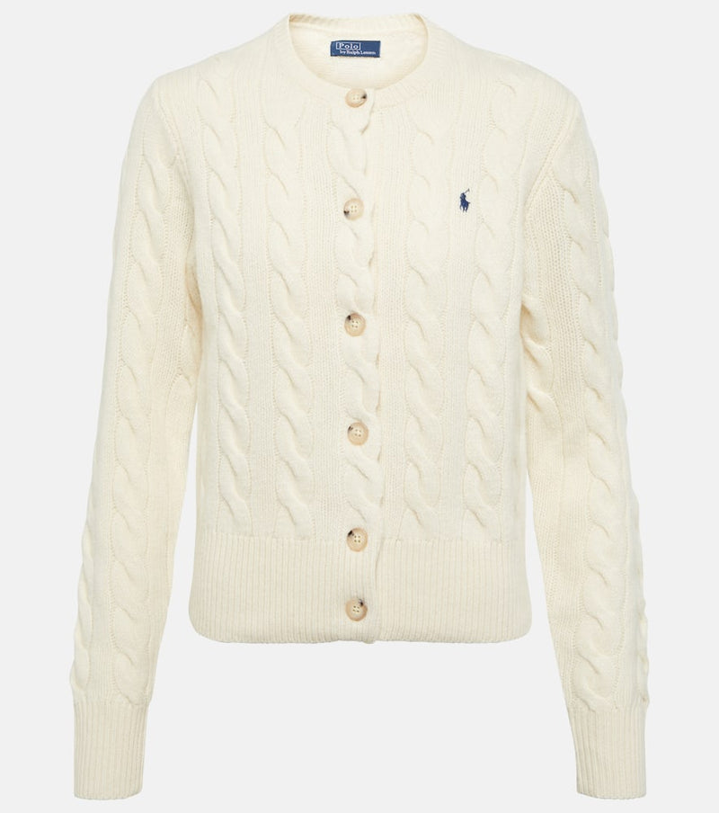 Polo Ralph Lauren Cable-knit wool and cashmere cardigan