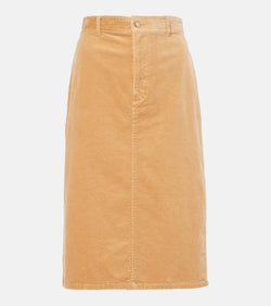 Polo Ralph Lauren Cotton corduroy pencil skirt