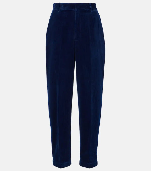 Polo Ralph Lauren High-rise cotton straight pants