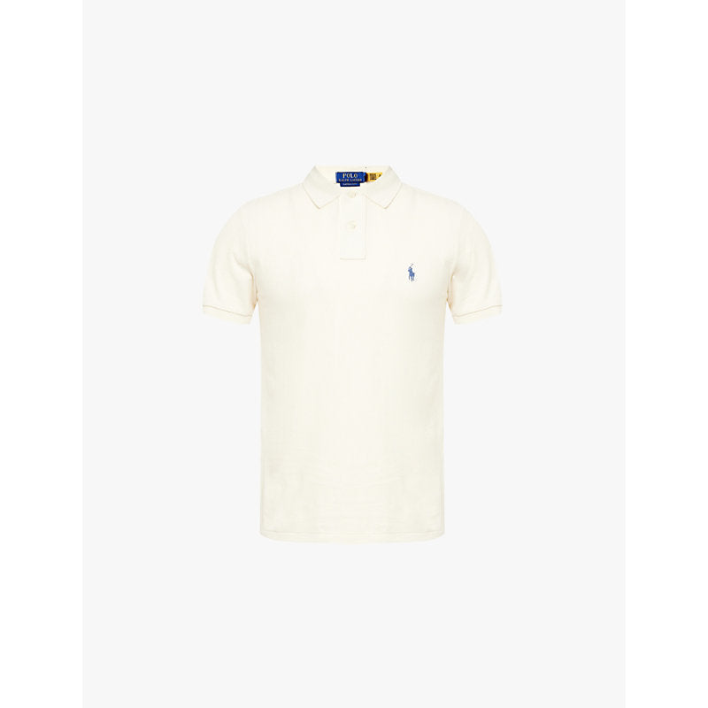 Mens Polo Ralph Lauren Logo-embroidered short-sleeve cotton-pique polo shirt