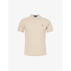 Polo Ralph Lauren Logo-embroidered slim-fit cotton-piqué polo shirt