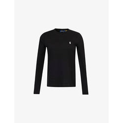  Polo Ralph Lauren Logo-embroidery long-sleeve cotton-jersey T-shirt