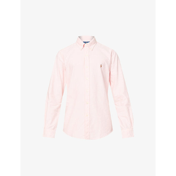 Polo Ralph Lauren Long-sleeved button-down slim-fit cotton Oxford shirt