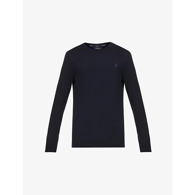 Mens Polo Ralph Lauren Long-sleeved crewneck cotton jumper