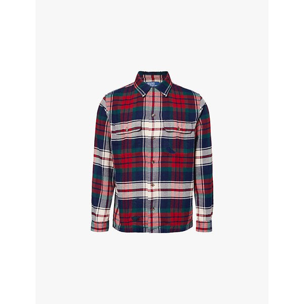 Polo Ralph Lauren Plaid long-sleeve cotton-flannel shirt