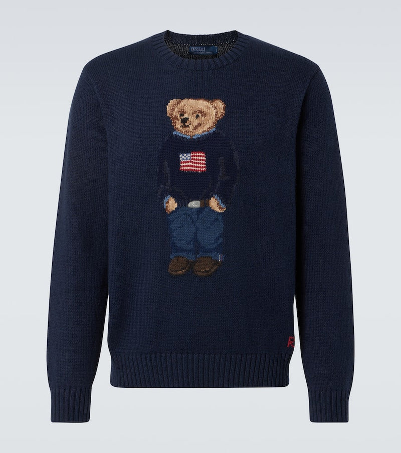 Polo Ralph Lauren Polo Bear cotton and linen sweater