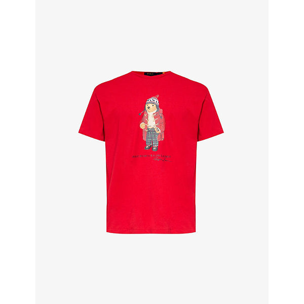 Polo Ralph Lauren Polo Bear-print crew-neck cotton T-shirt