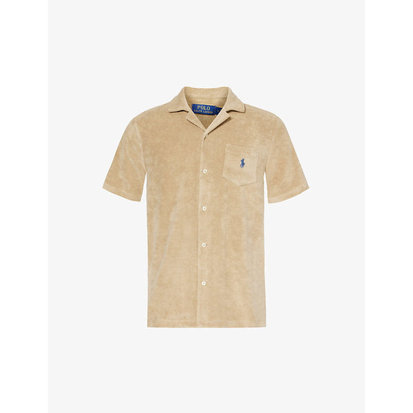 Mens Polo Ralph Lauren Regular-fit terry-texture cotton and recycled polyester-blend shirt