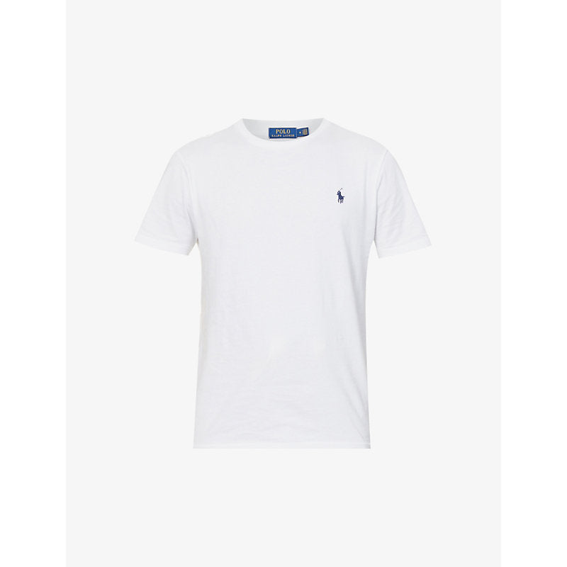 Mens Polo Ralph Lauren Short-sleeved crewneck cotton-jersey T-shirt