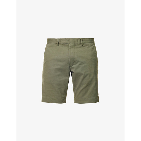 Mens Polo Ralph Lauren Slim-fit brushed-twill stretch-cotton shorts