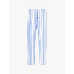 Mens Polo Ralph Lauren Stripe-pattern relaxed-fit cotton pyjama bottoms