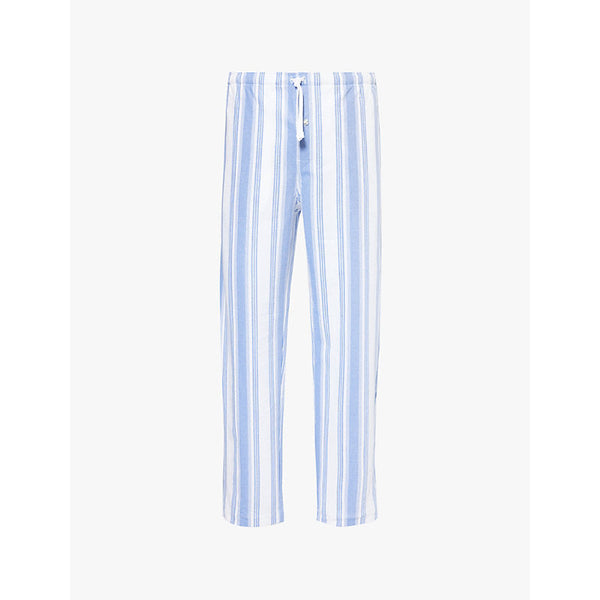 Mens Polo Ralph Lauren Stripe-pattern relaxed-fit cotton pyjama bottoms