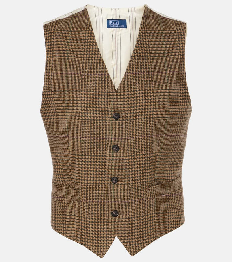 Polo Ralph Lauren Wool-blend tweed vest