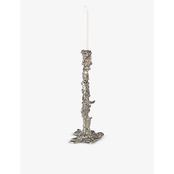 Pols Potten Drip plated aluminium candle holder 50cm | LYBSTORE