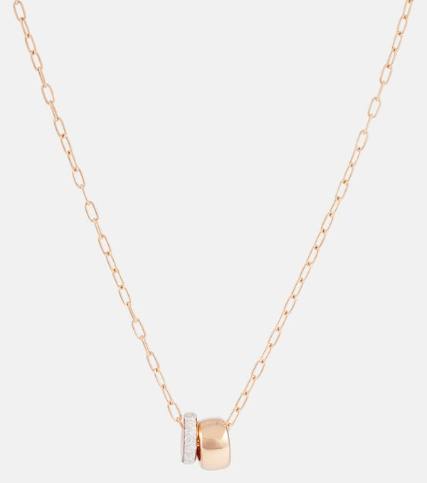 Pomellato Iconica 18kt gold necklace with diamonds