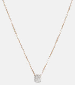 Pomellato Nudo Solitaire 18kt gold necklace with diamonds