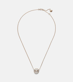 Pomellato Pom Pom Dot 18kt rose gold pendant necklace with mother-of-pearl and diamonds