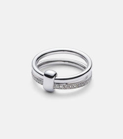 Pomellato Pomellato Together 18kt white gold ring with diamonds