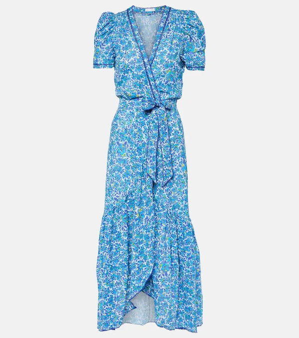 Poupette St Barth Baba floral cotton maxi dress | LYBSTORE