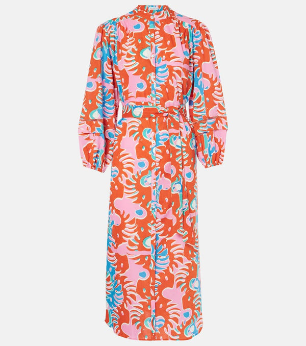 Poupette St Barth Cathy printed cotton shirt dress