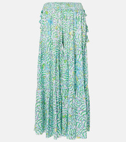 Poupette St Barth Colleen printed wide-leg pants