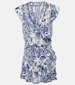 Poupette St Barth Estelle printed minidress