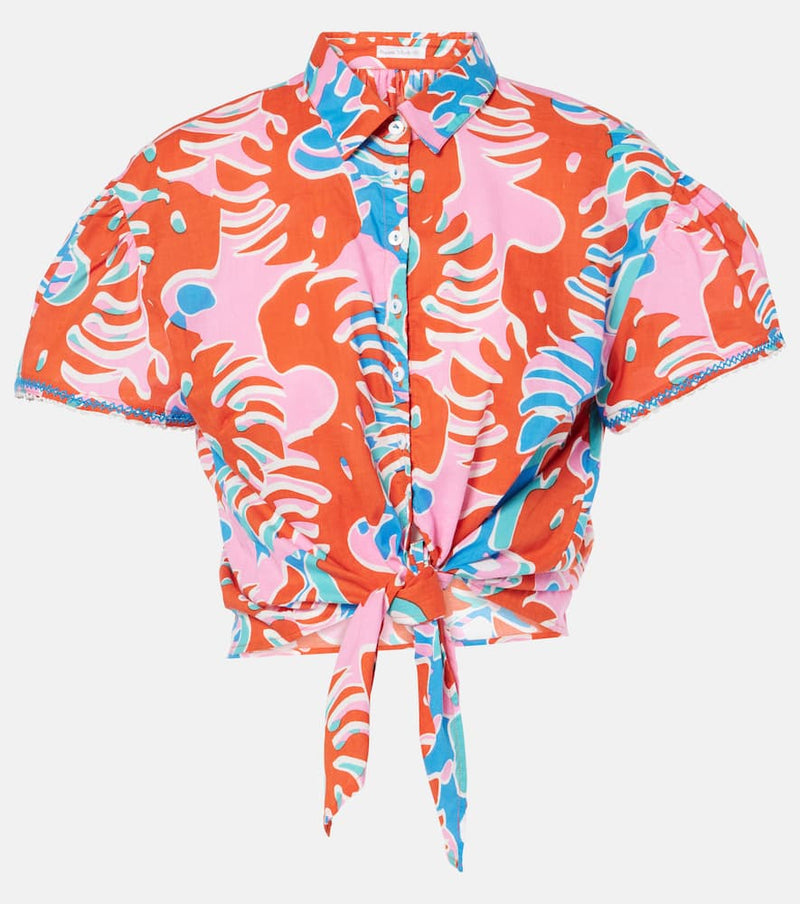 Poupette St Barth Printed cotton shirt