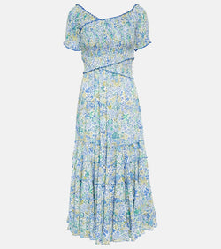 Poupette St Barth Soledad floral midi dress