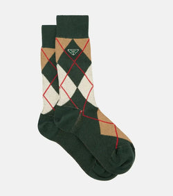 Prada Argyle cotton-blend socks