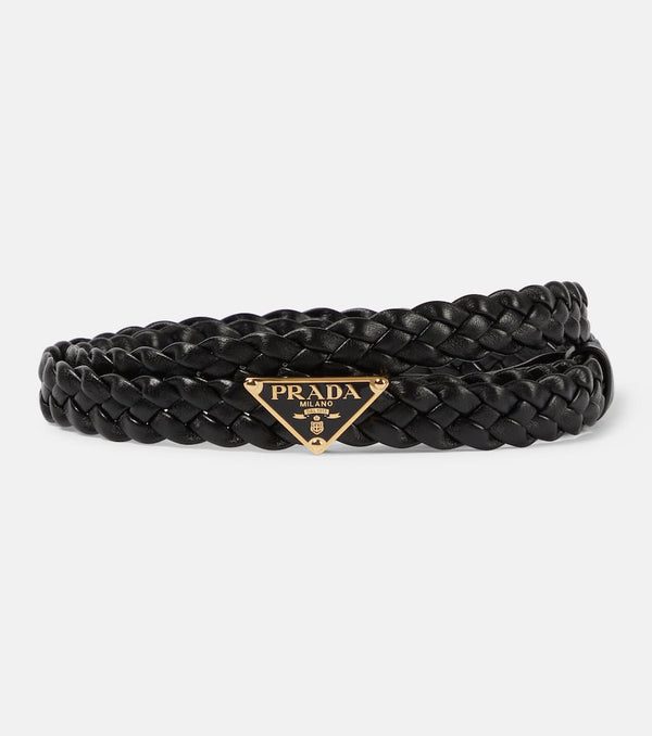 Prada Braided leather belt | LYBSTORE