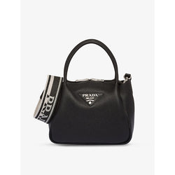 Womens Prada Brand-plaque small shoulder bag