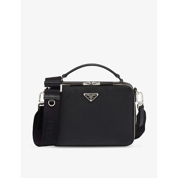 Prada Brique medium Saffiano-leather bag | Prada