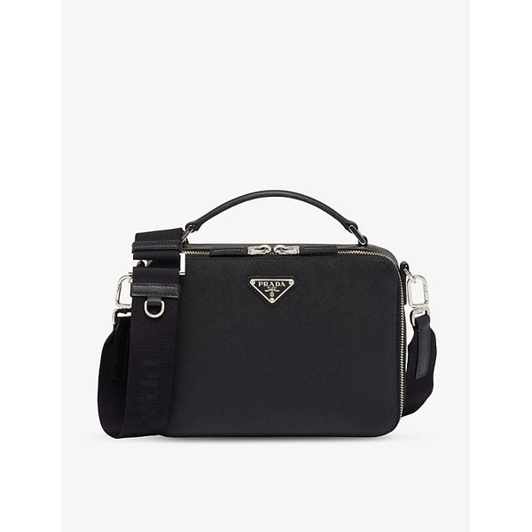 Prada Brique medium Saffiano-leather bag | LYBSTORE