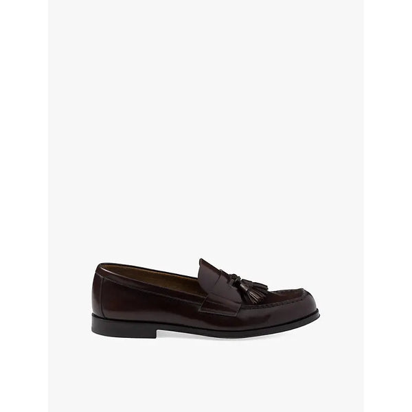 Prada Brushed leather loafers