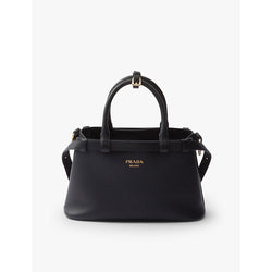 Womens Prada Buckle small leather tote bag