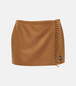 Prada Cashmere miniskirt | LYBSTORE