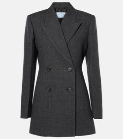 Prada Double-breasted wool blazer