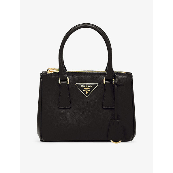 Prada Galleria mini Saffiano-leather tote bag | LYBSTORE