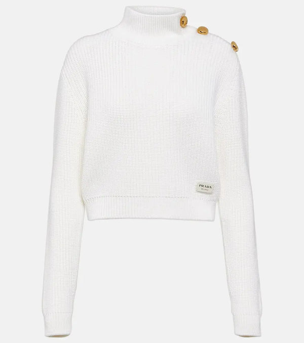 Prada High-neck wool sweater