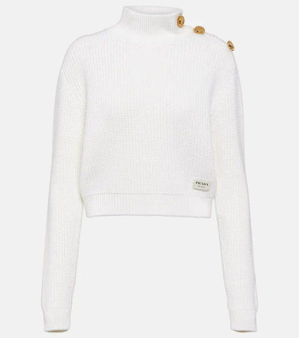 Prada High-neck wool sweater | LYBSTORE