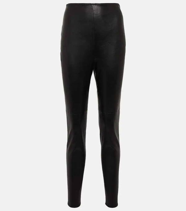 Prada High-rise skinny leather pants