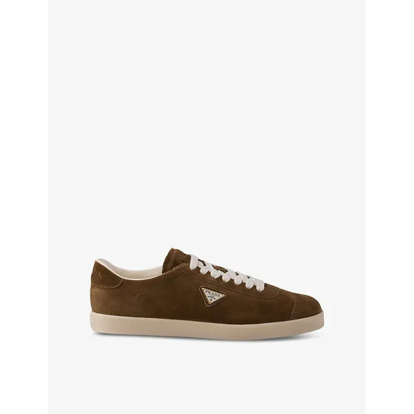 Prada Lane low-top suede trainers